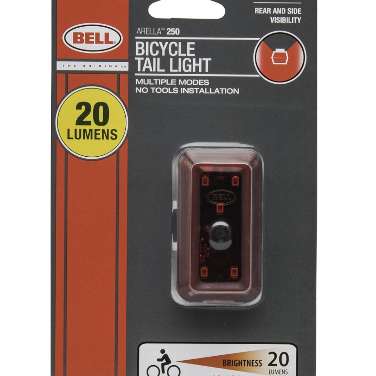 BELL - LUZ TRASERA BELL ARELLA 250 BLACK BELL