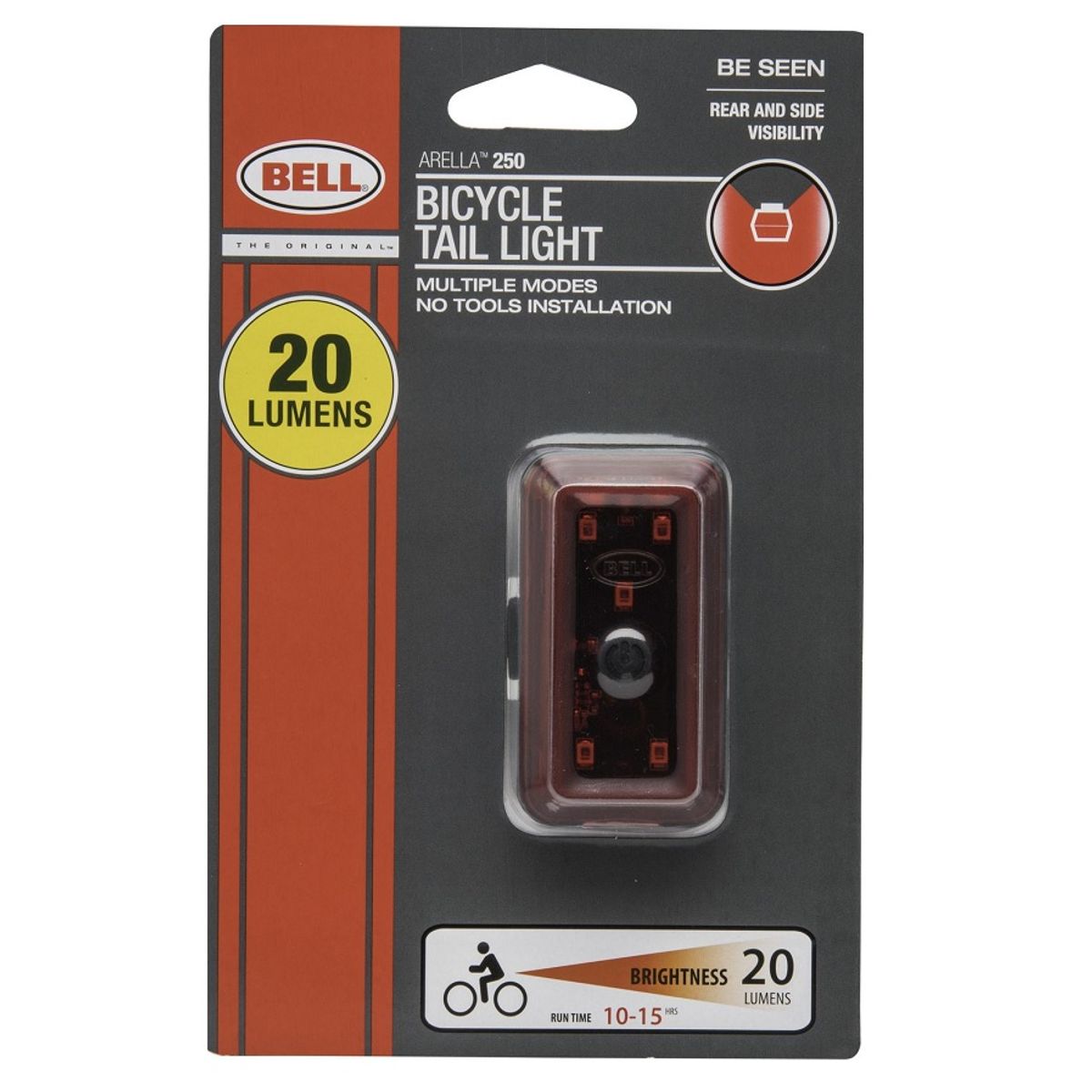 BELL - LUZ TRASERA BELL ARELLA 250 BLACK BELL