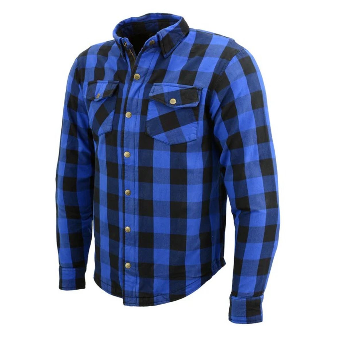 MILWAUKEE LEATHER - MILWAUKEE LEATHER - Chaqueta cProtecciones AzulNegra