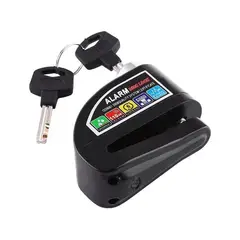 GENERICO - Candado Moto Alarma Freno de Disco y Bicicleta 110dB