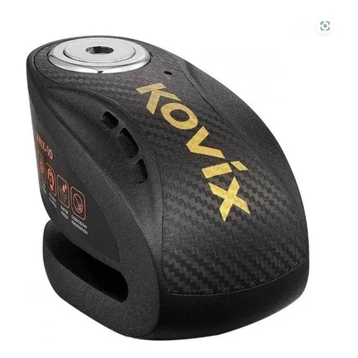 GENERICO - Candado Disco Moto Kovix KNX10 Alarma 120dB Doble Lock Negro