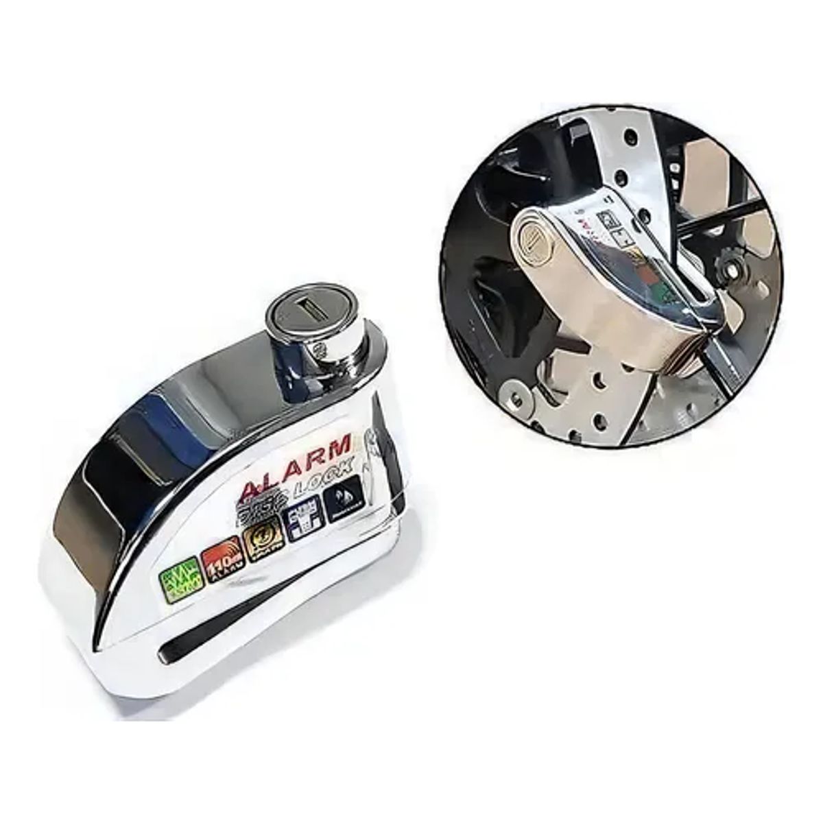 GENERICO - Candado Disco Moto 110dB