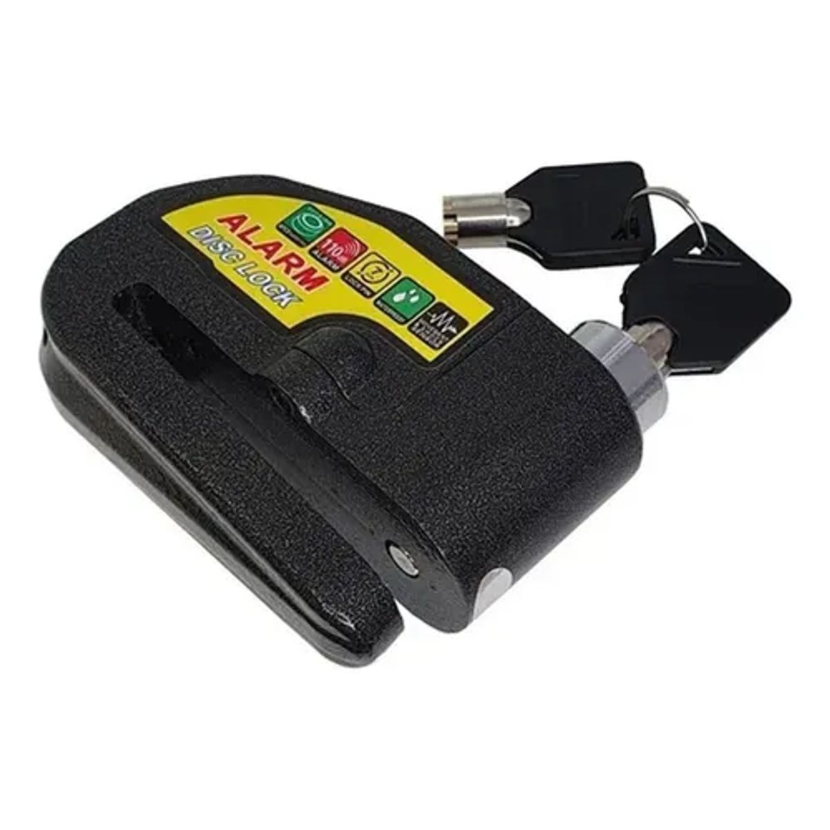 GENERICO - Candado con Alarma Sonido y Freno de Disco para Moto