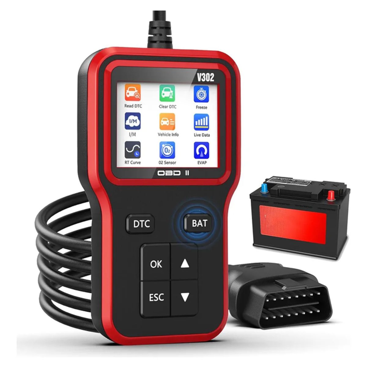 GENERICO - Escáner Automotriz con Función OBD2 Full