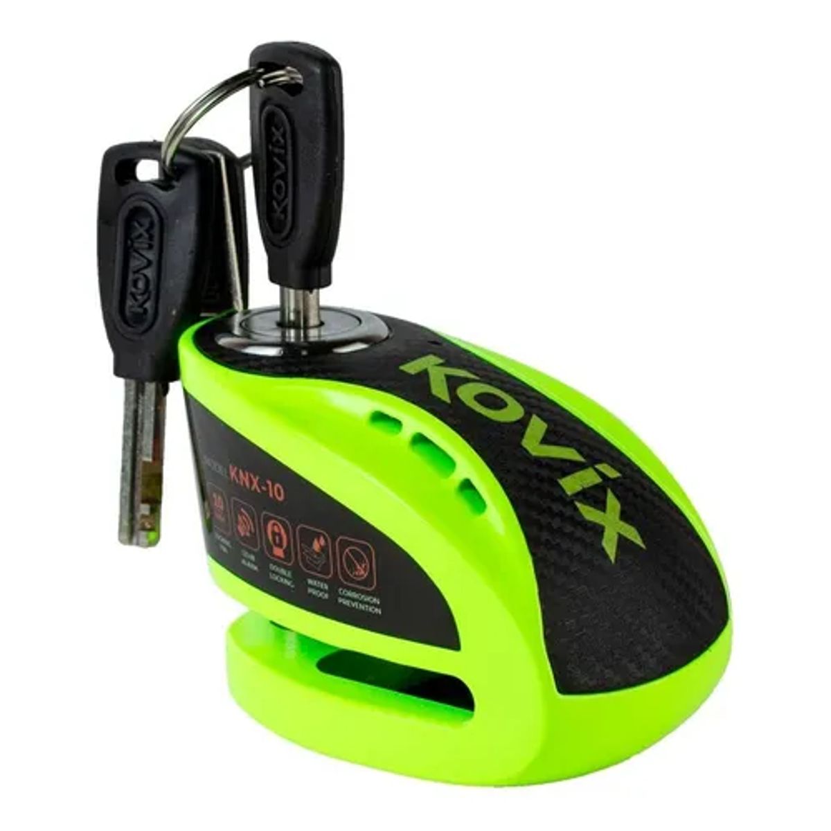 GENERICO - Candado Disco Moto Kovix KNX10 Alarma 120dB Doble Lock 10mm
