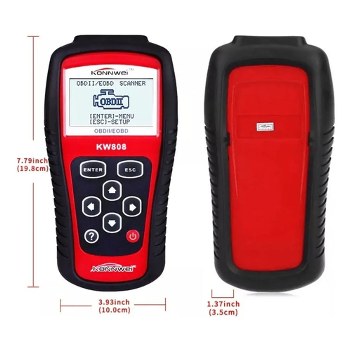 GENERICO - Escáner Automotriz Konnwei KW808 OBD2