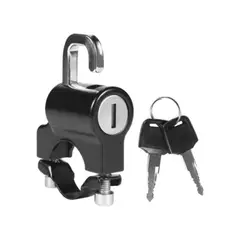 GENERICO - Candado para Casco de Moto con Soporte a Manubrio