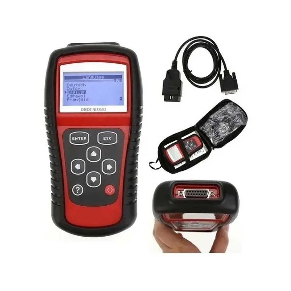 GENERICO - Scanner Automotriz Multimarca Konnwei KW808 Portátil