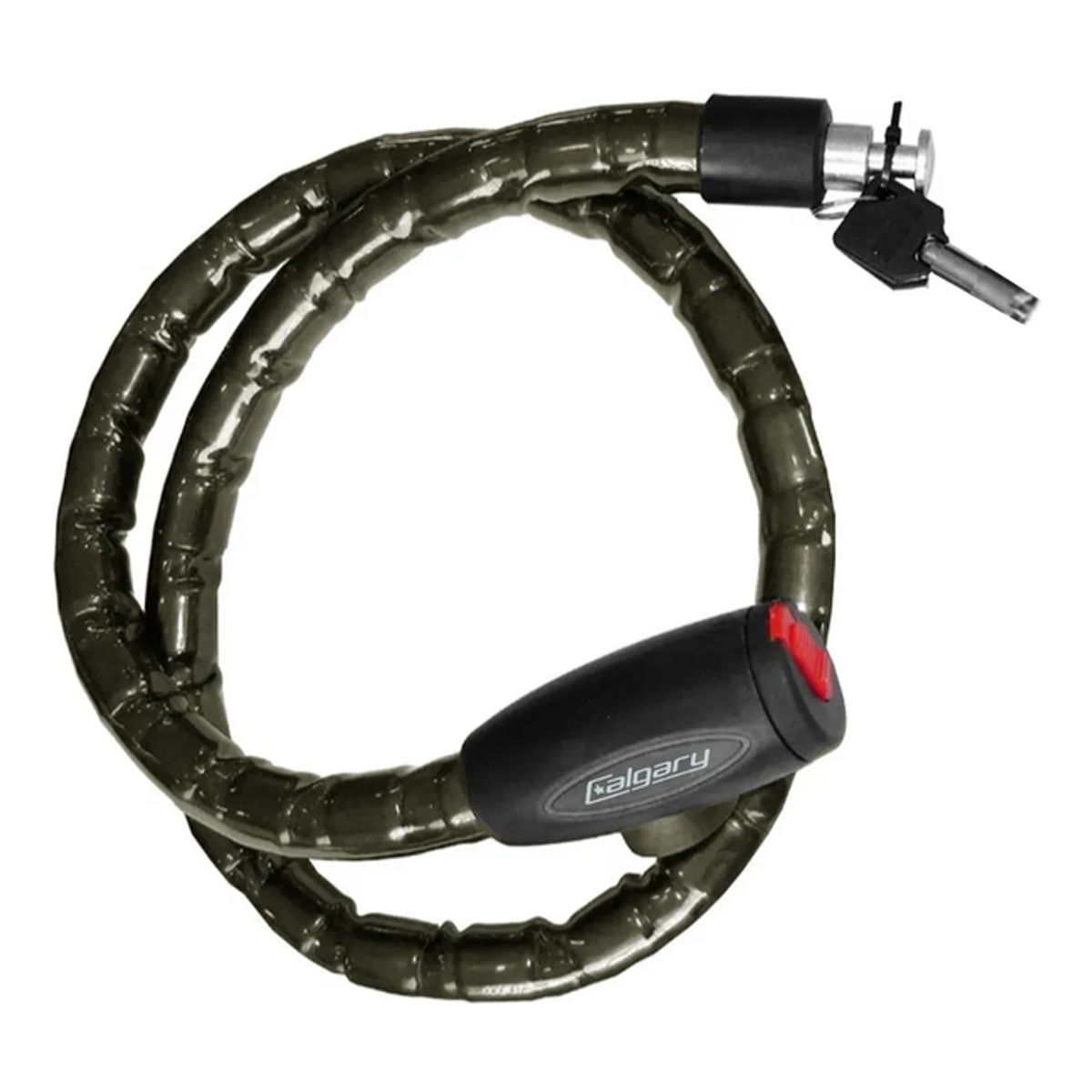 GENERICO - Candado Seguridad Moto 22mm Cadena 12m con Llave