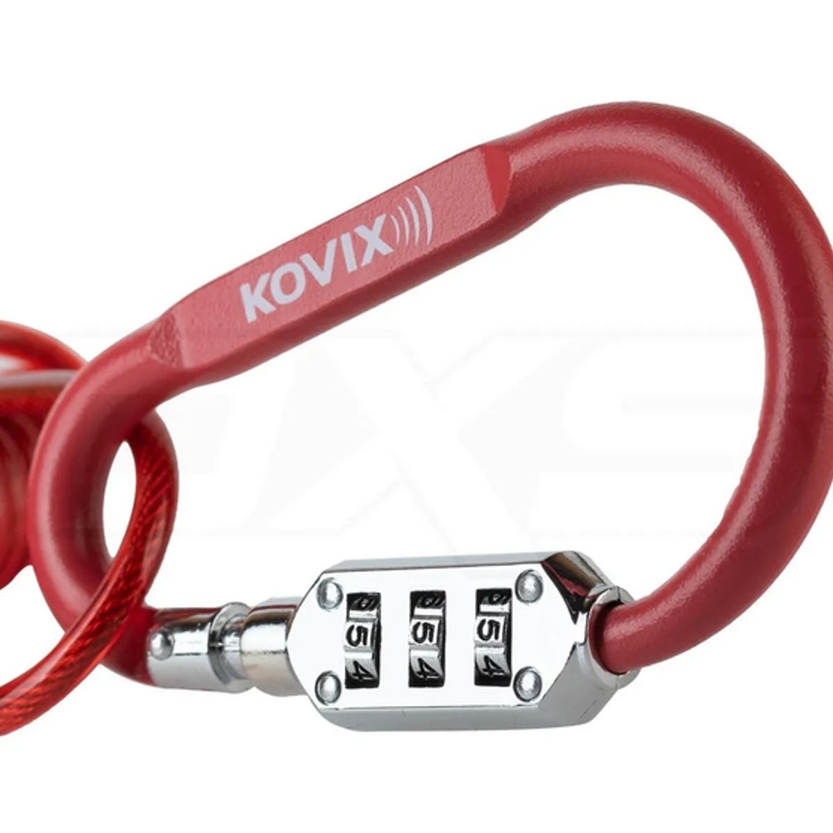 GENERICO - Candado Kovix Mosquetón con Clave y Cuerda Acero 100cm