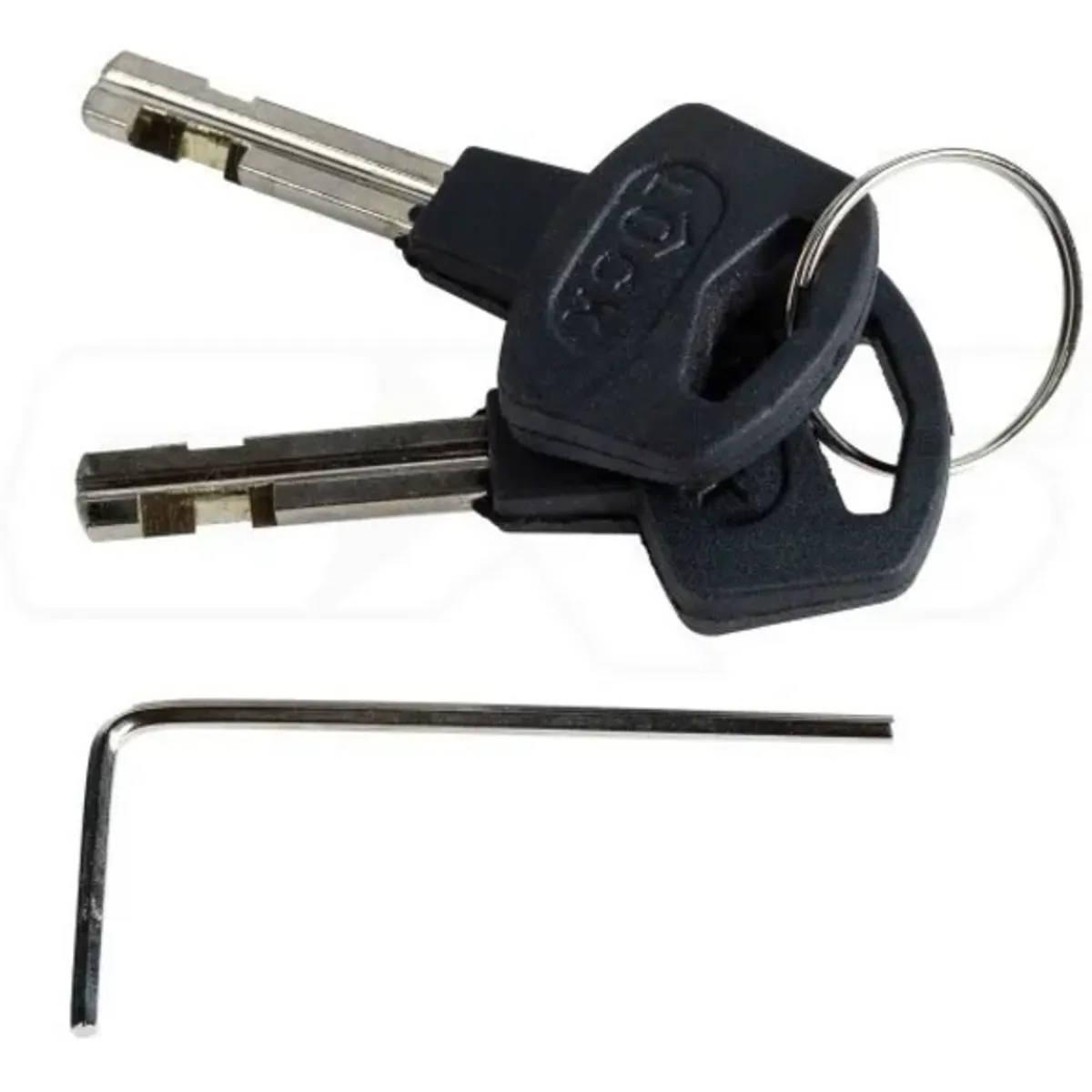 GENERICO - Candado Disco 6mm para Moto Alarma 110dB