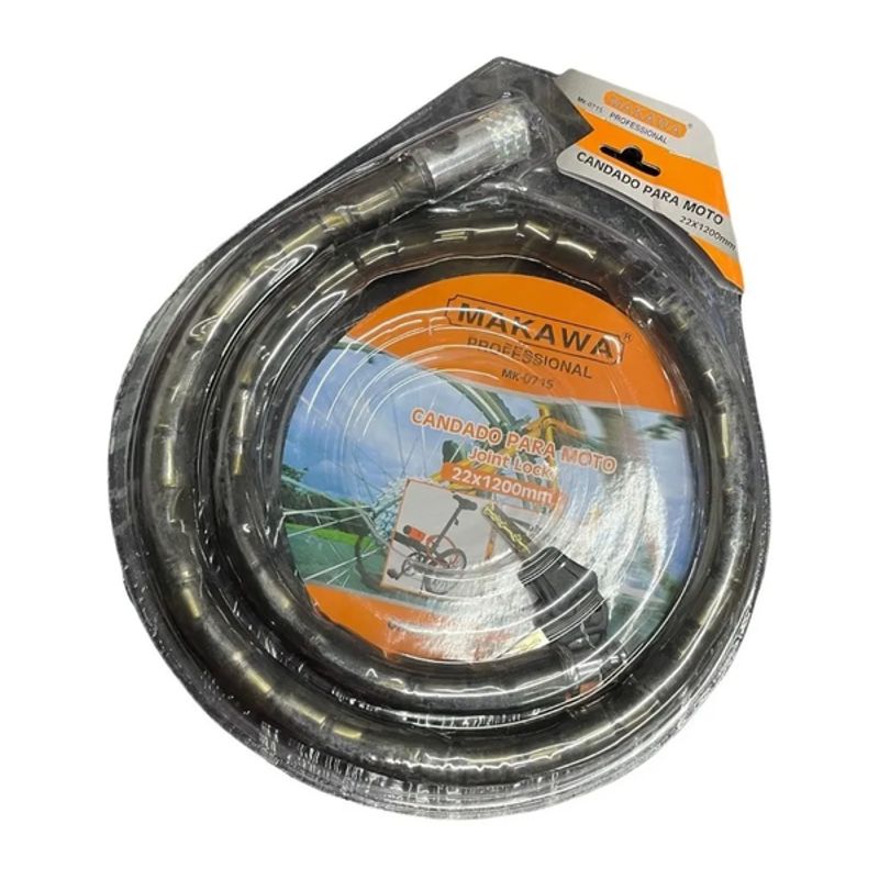 GENERICO - Candado Grueso para Moto y Bicicleta Antirrobo Profesional Negro