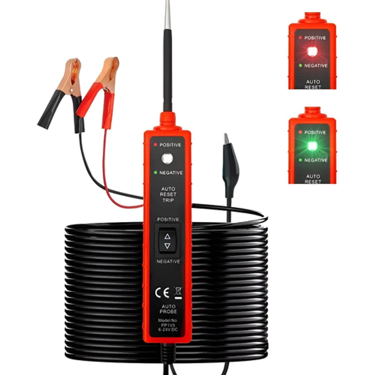 GENERICO - Punta Lógica Automotriz 12V 24V Probador Circuito Eléctrico