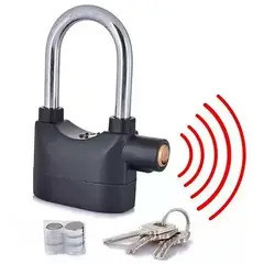 GENERICO - Candado Alarma para Moto Bicicletas y Casa 110 dB