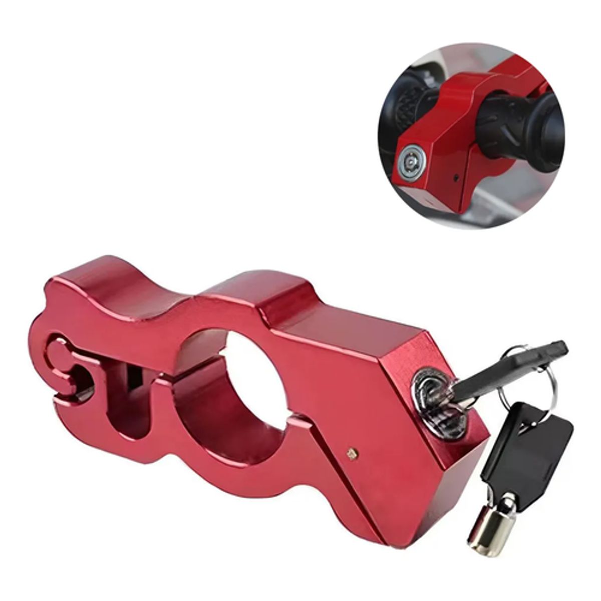 GENERICO - Candado Bloqueador de Freno y Acelerador para Moto