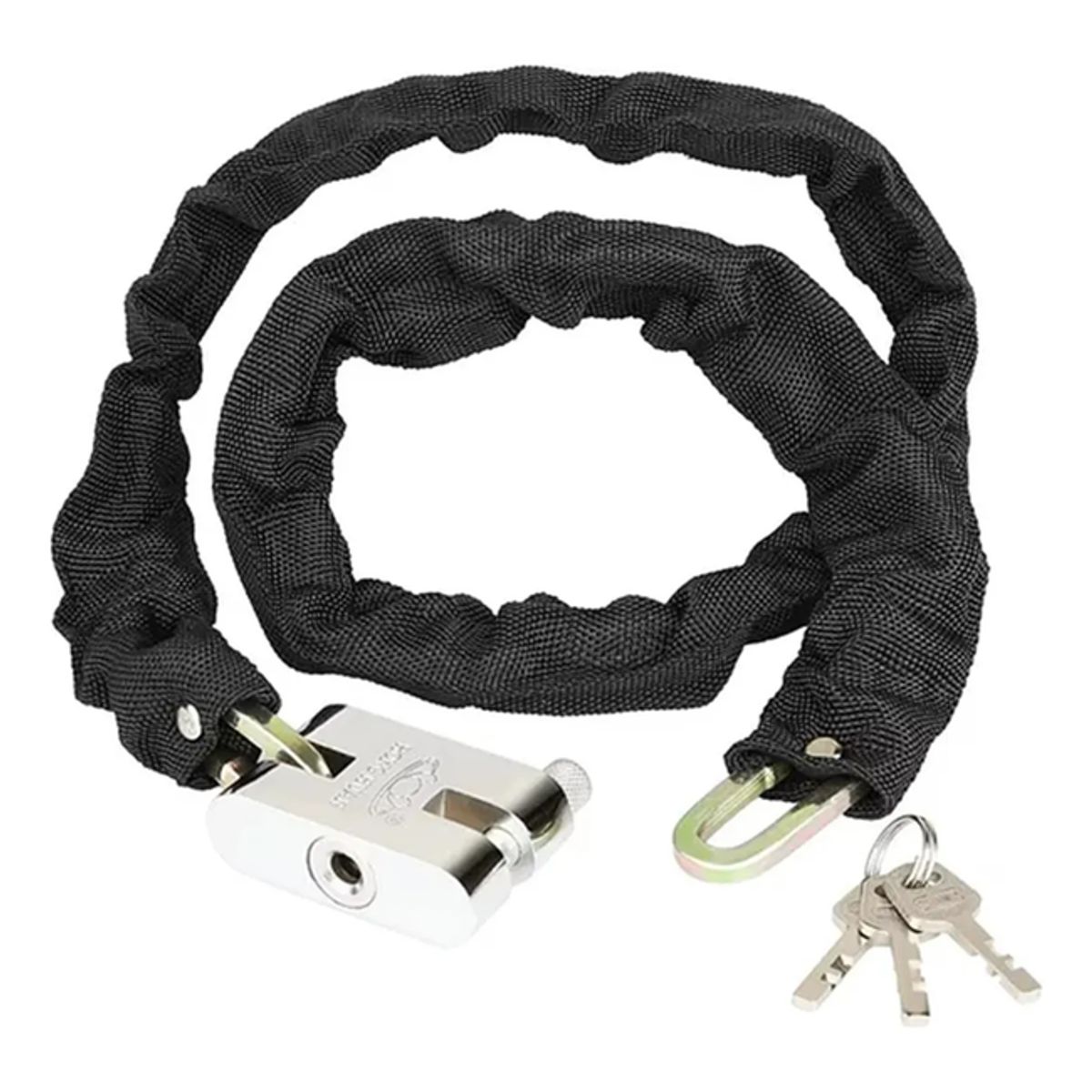 GENERICO - Cadena de Seguridad y Candado para Moto Bicicleta 60 cm