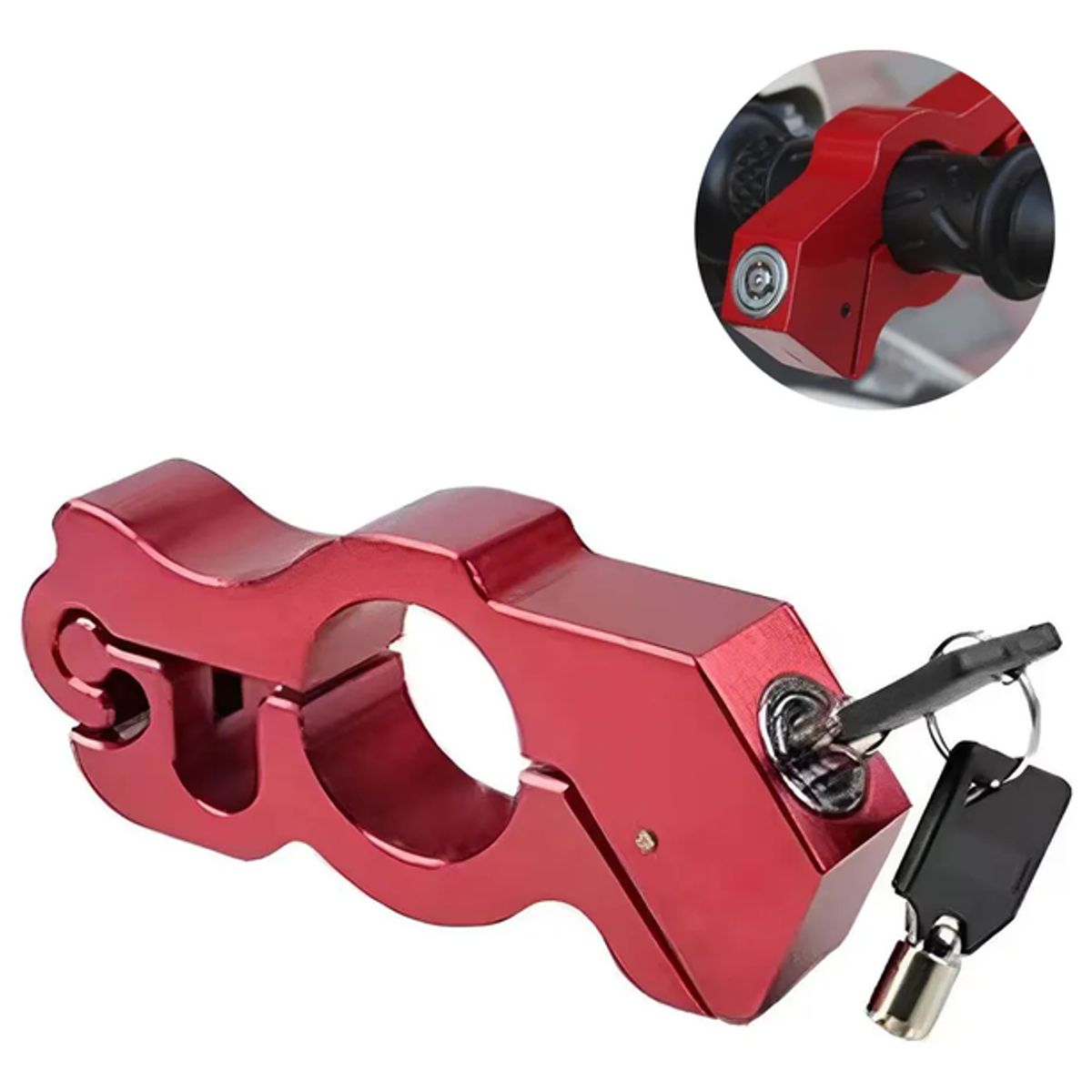 GENERICO - Candado Bloqueador de Freno y Acelerador para Moto