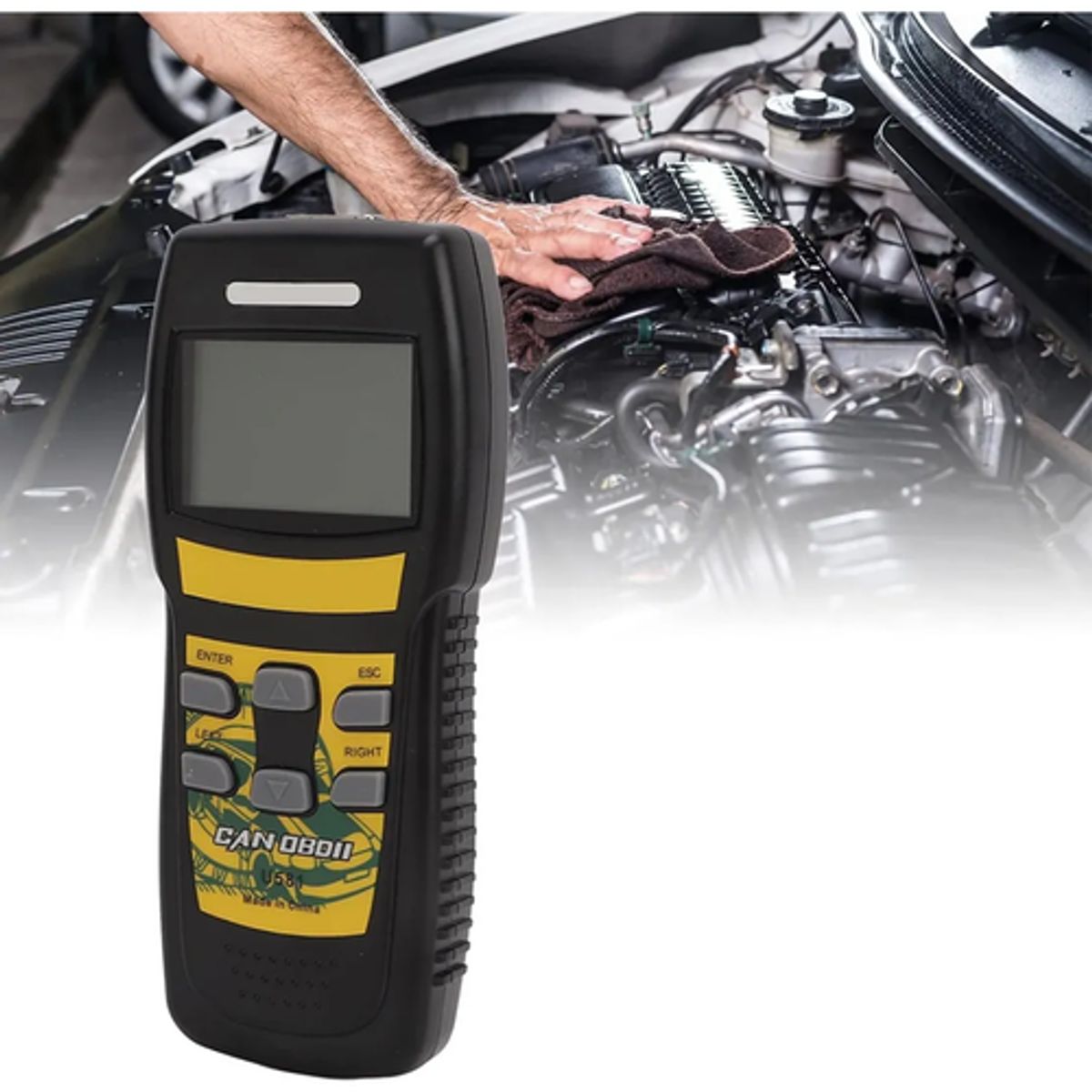 GENERICO - Herramienta Scanner Automotriz Multimarca OBDII Memoscan U581