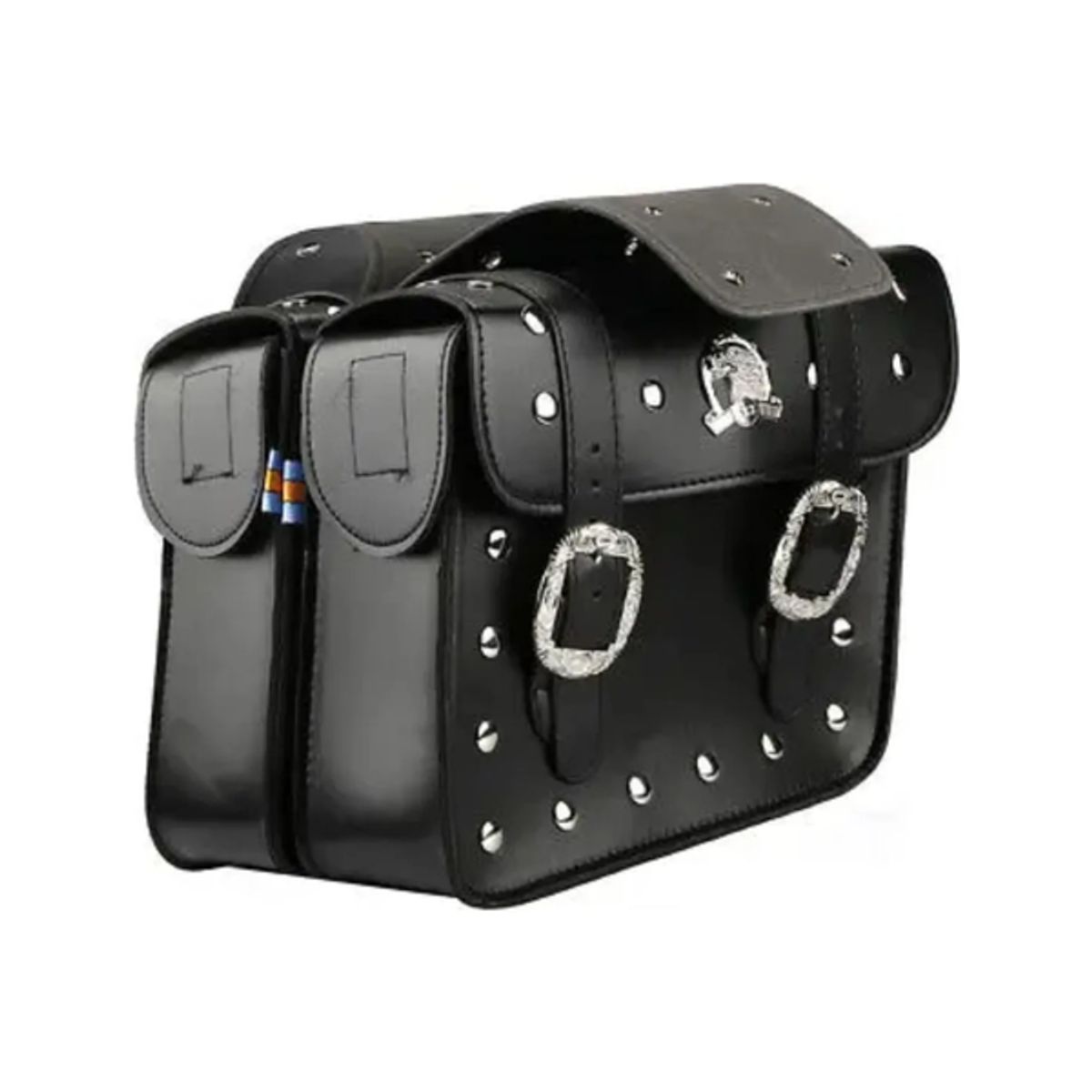 GENERICO - Alforjas Moto Top Case Estilo Shopper con Broche