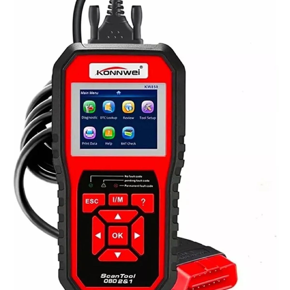 GENERICO - Escáner Automotriz KW850 Konnwei OBD2 EOBD Multimarcas