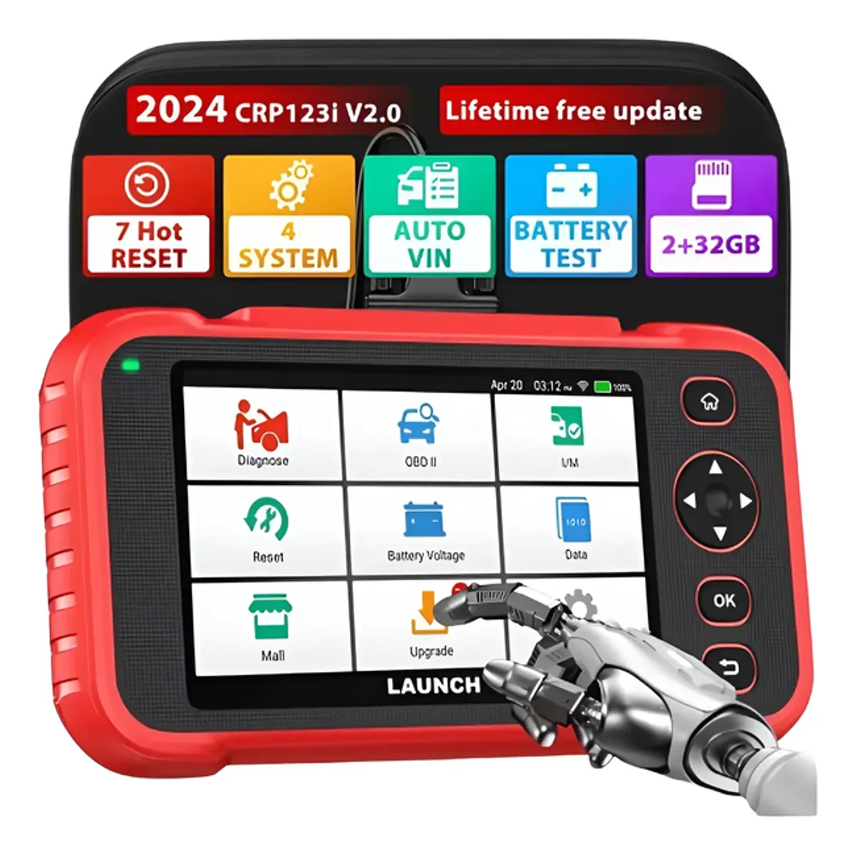 GENERICO - Scanner Automotriz Launch CRP123E Herramienta Escaneo