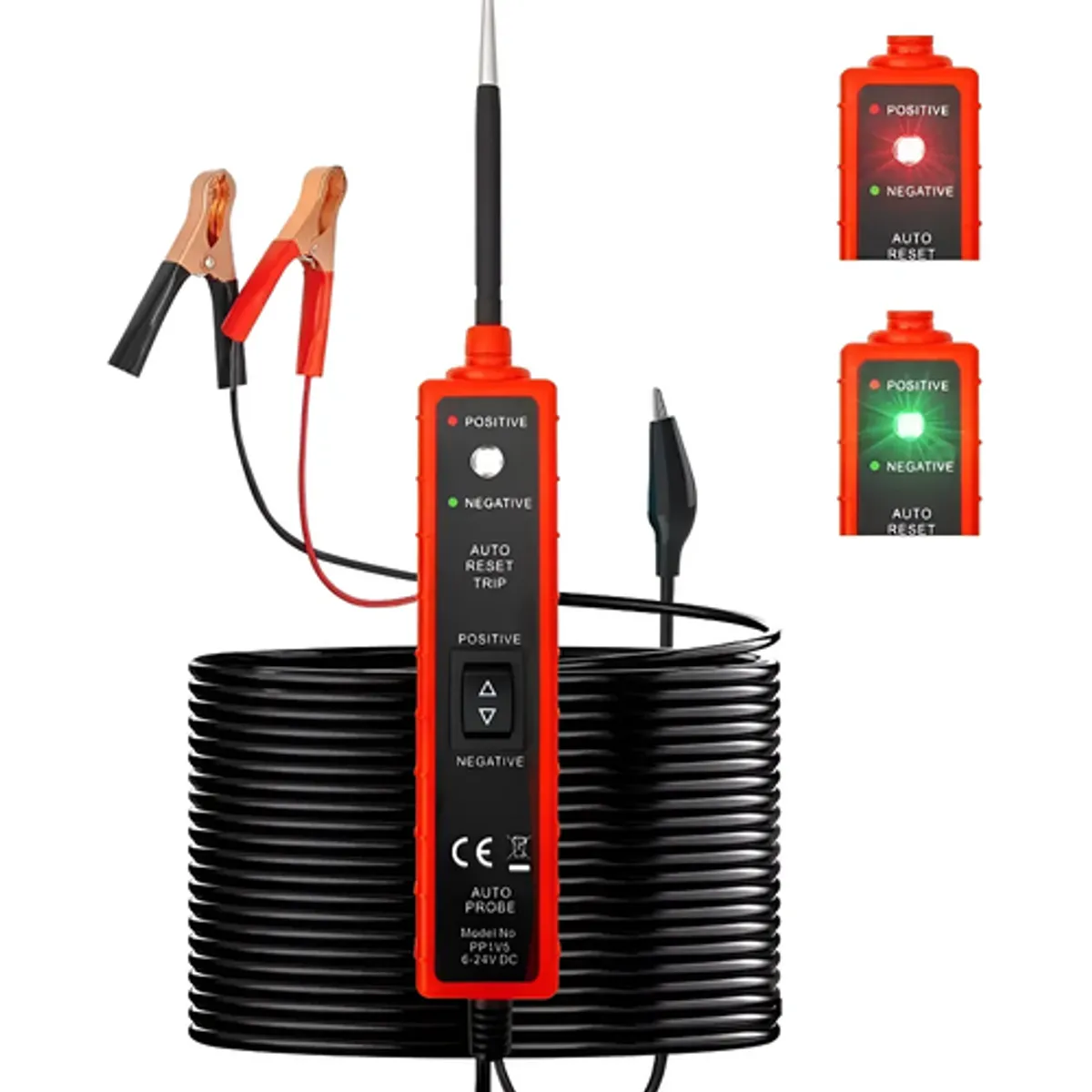 GENERICO - Punta Lógica Automotriz 12V 24V Probador Circuito Eléctrico