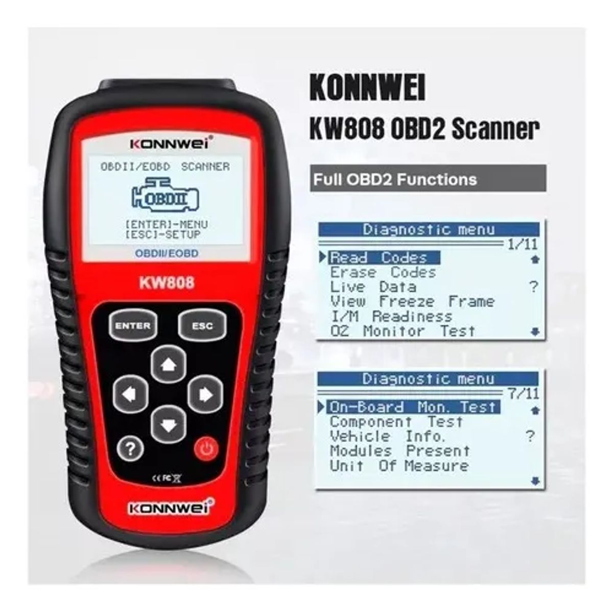 GENERICO - Escáner Automotriz OBD2 OBDII