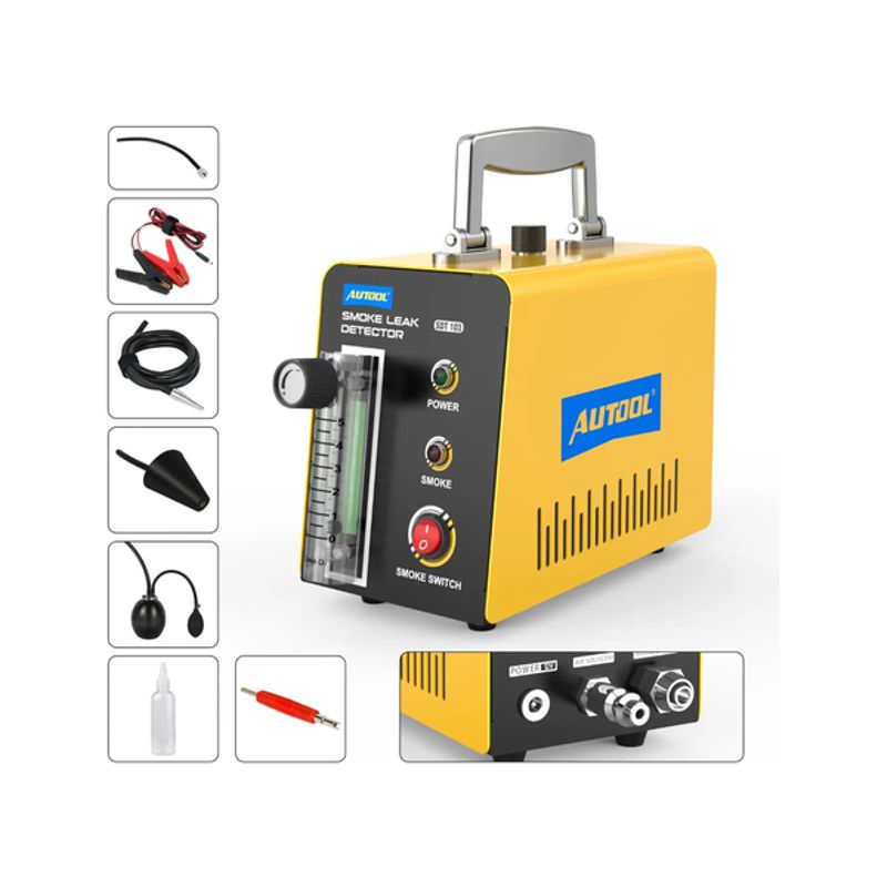 GENERICO - Localizador de Fugas de Humo Automotriz con Medidor de Flujo