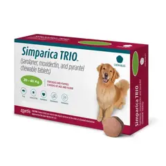 ZOETIS - Simparica trio 20 a 40 x 1 comp