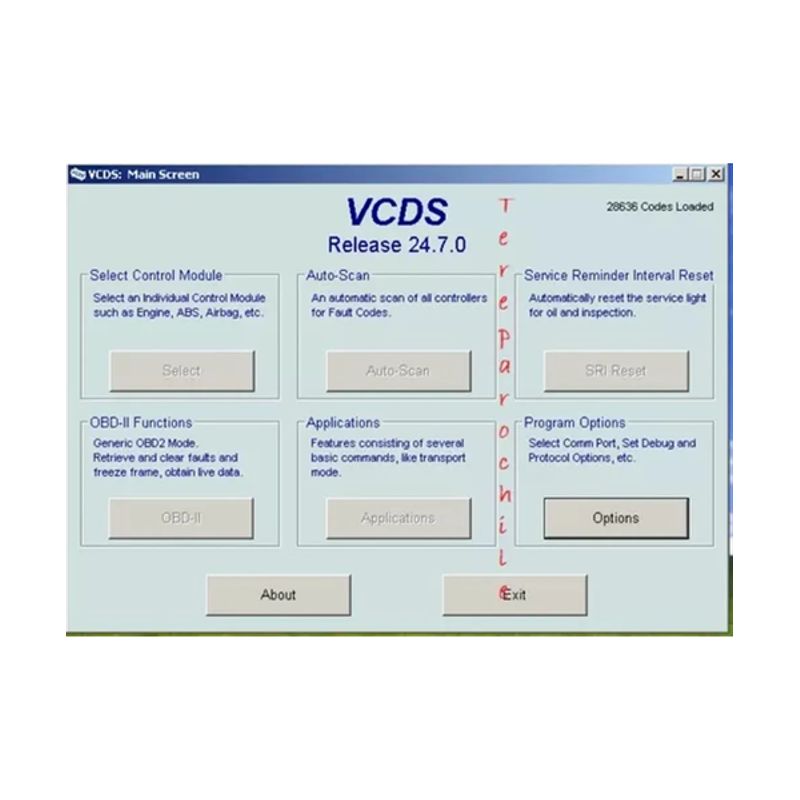 GENERICO - Software Escáner Autos VAG COM VCDS HEX-V2