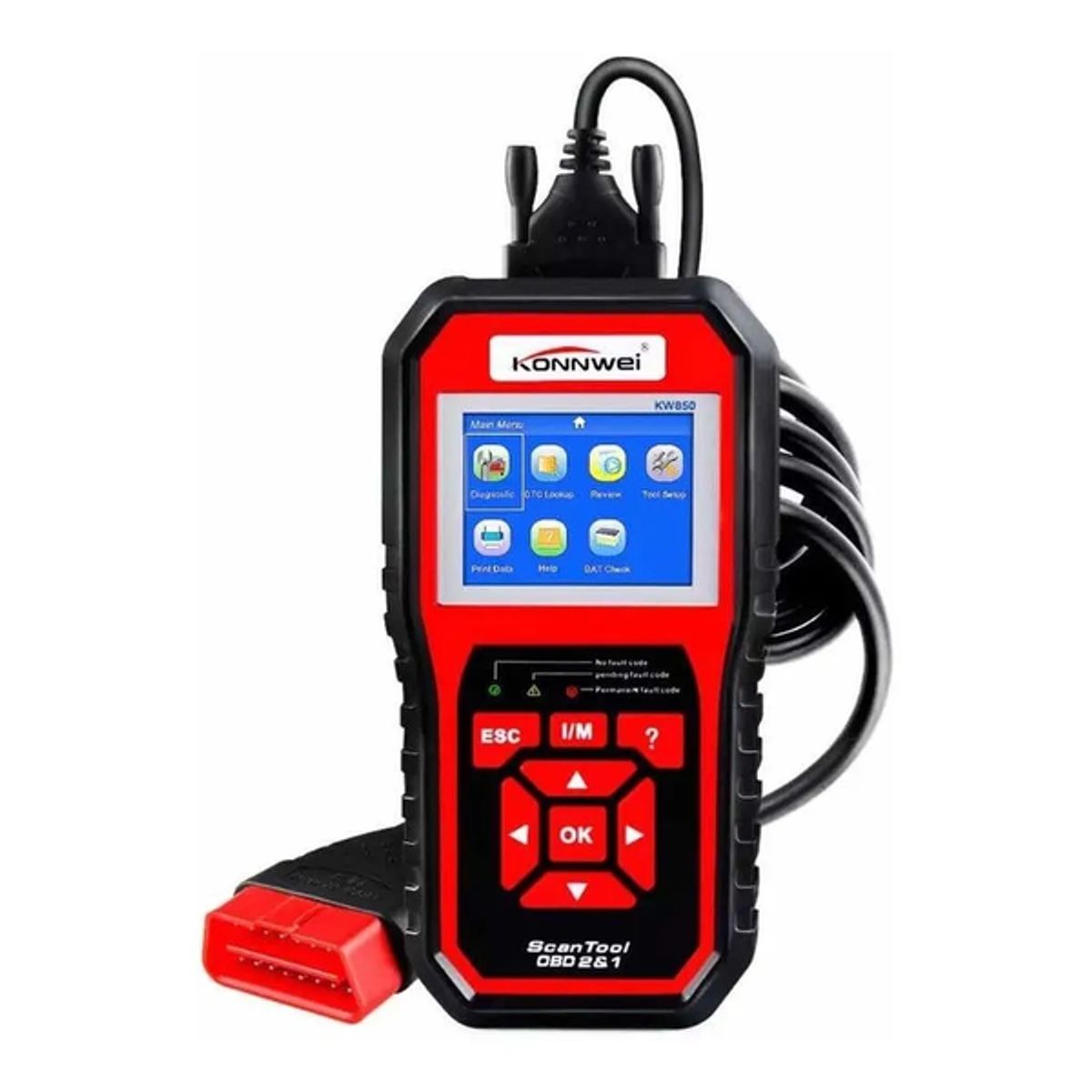 GENERICO - Scanner OBD2 Komwei KW850 Lector y Borrado de Códigos