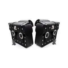 GENERICO - Alforjas Moto Estilo Shopper 563 Negra Electros