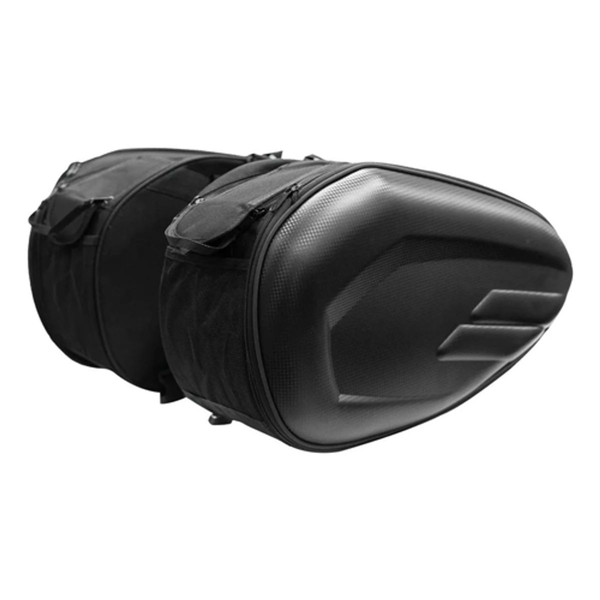 GENERICO - Alforjas Bolsos Moto Semirrígidas Expansibles hasta 58 L