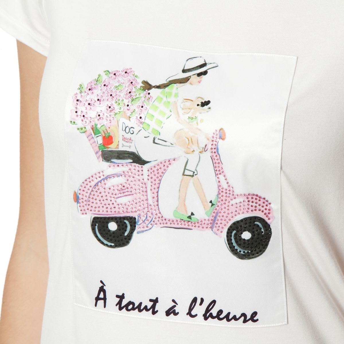 WADOS - POLERA MANGA CORTA ESCOTE REDONDO CON ESTAMPADO