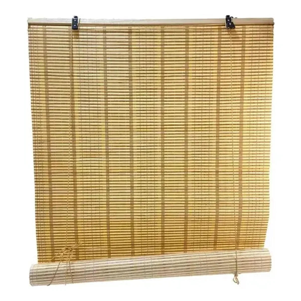 GENERICO - Cortina Roller Persiana Bambú Enrollable 90x180 cm