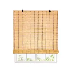 GENERICO - Cortina Persiana Roller Enrollable Bambú 90x180 cm