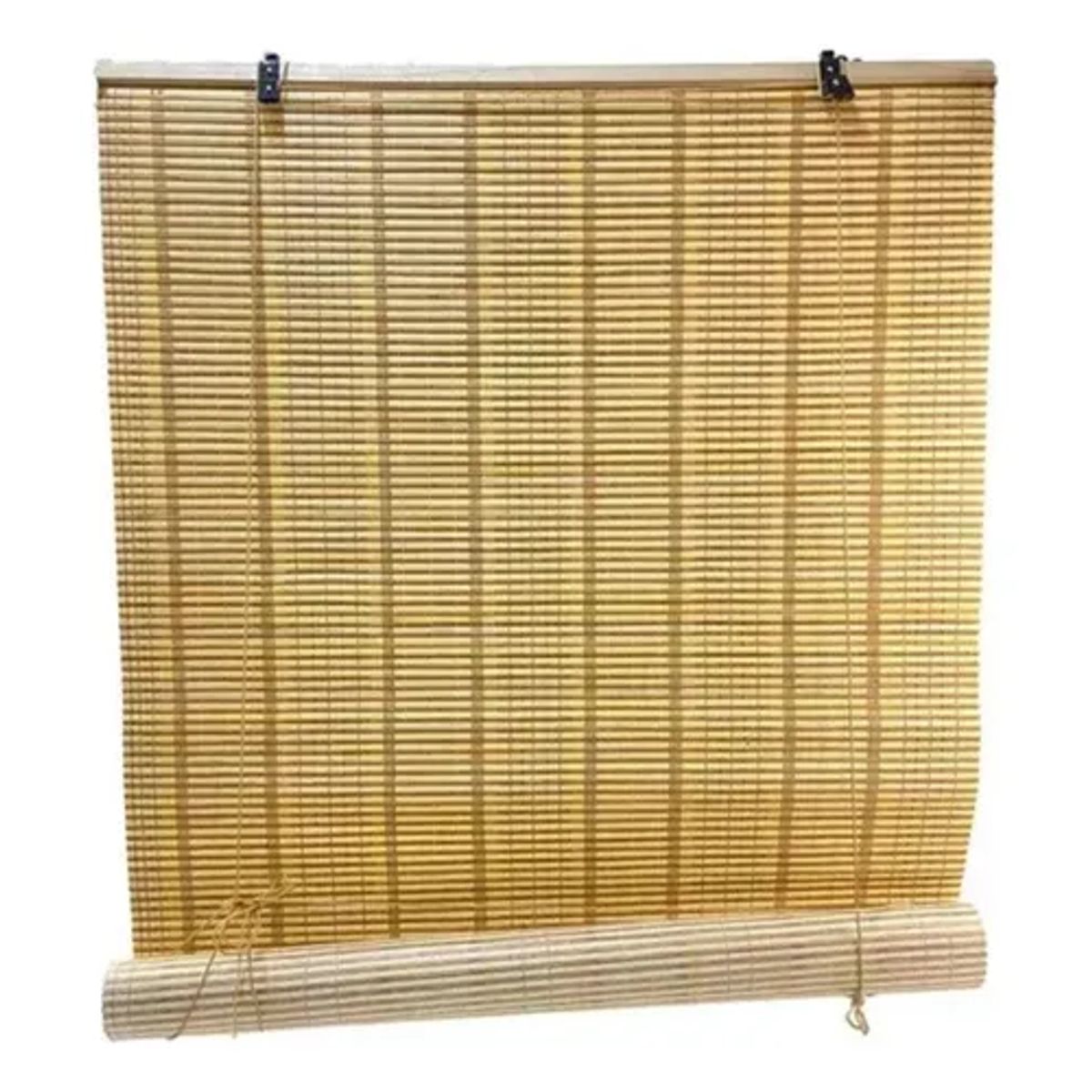 GENERICO - Persiana Roller Enrollable Bambú Rayado 90x120 cm