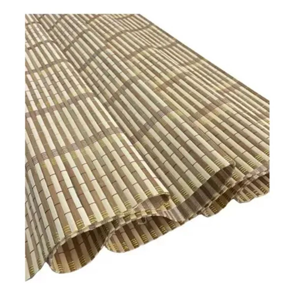 GENERICO - Persiana Roller Enrollable Bambú Rayado 90x120 cm