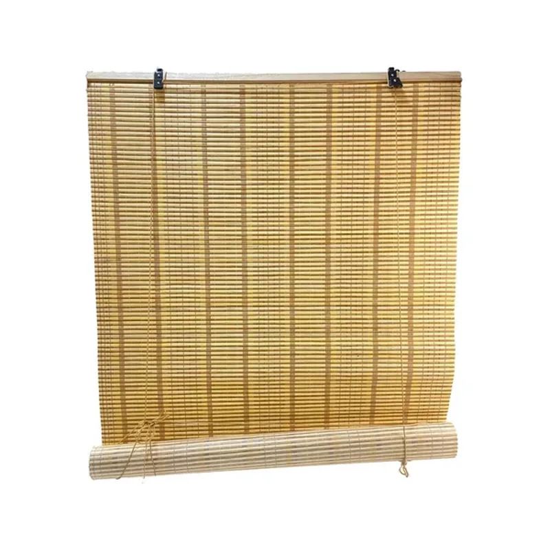 GENERICO - Cortina Bambú Roller Persiana Enrollable 90x120 cm