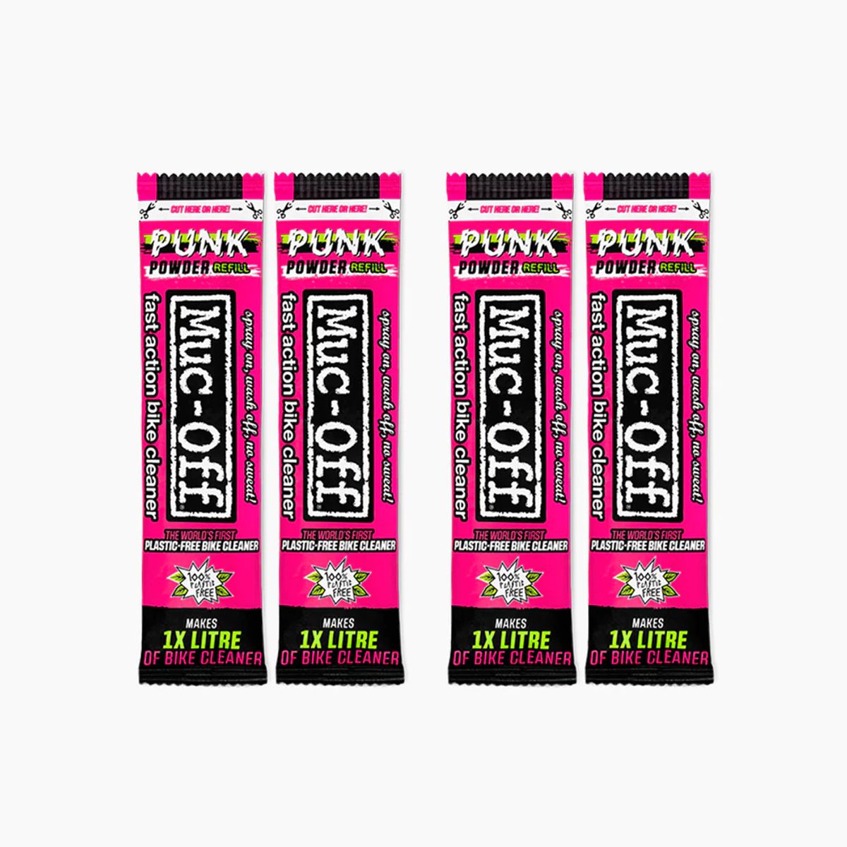 MUC OFF - Kit Muc-off Bottle for life (Botella + 4 Punk Powder)