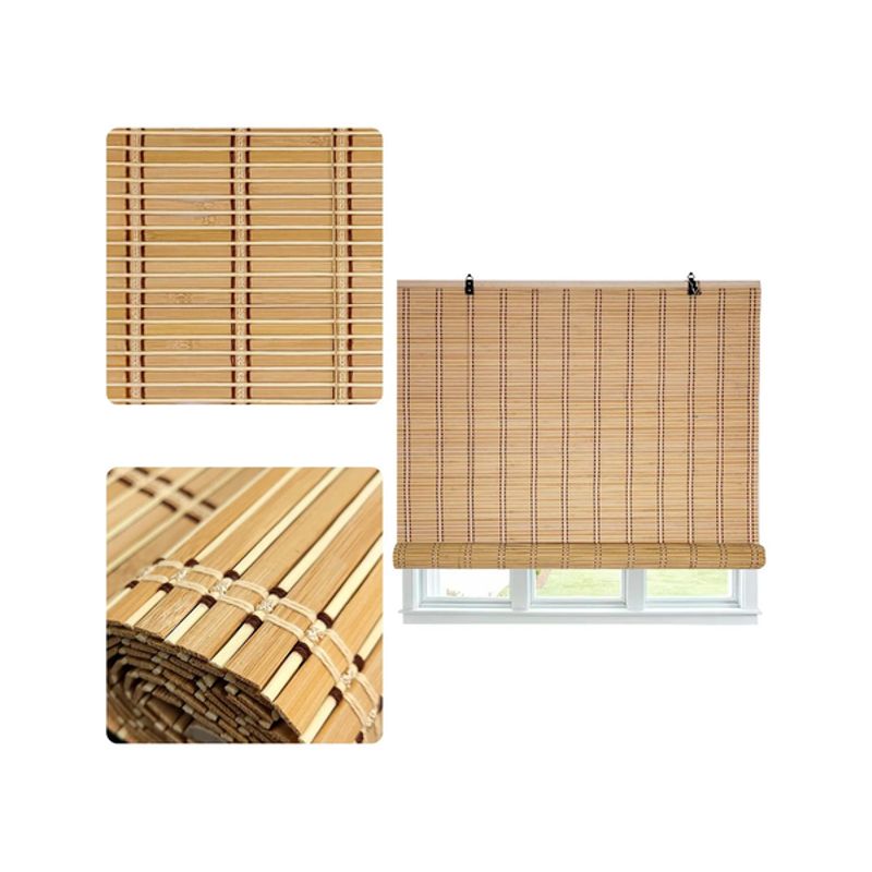 GENERICO - Cortina Bambú Persiana Enrollable 150x180 cm Beiti Unicolor