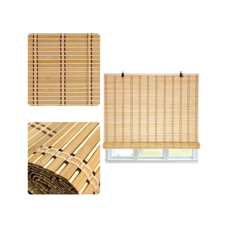GENERICO - Cortina Bambú Persiana Enrollable 90x150 cm Beiti Unicolor
