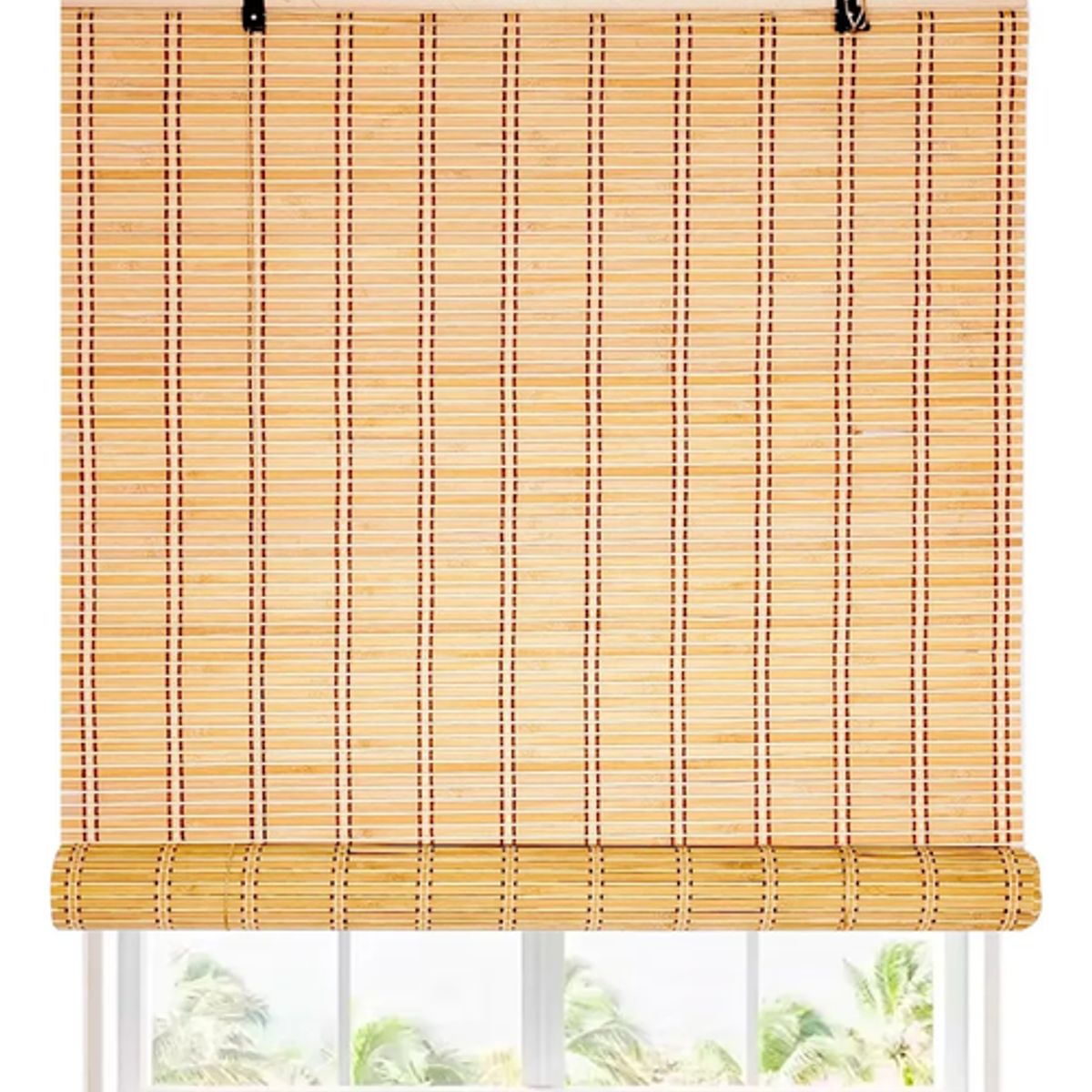 GENERICO - Cortina Bambú Persiana Enrollable 120x180 cm Beiti Unicolor