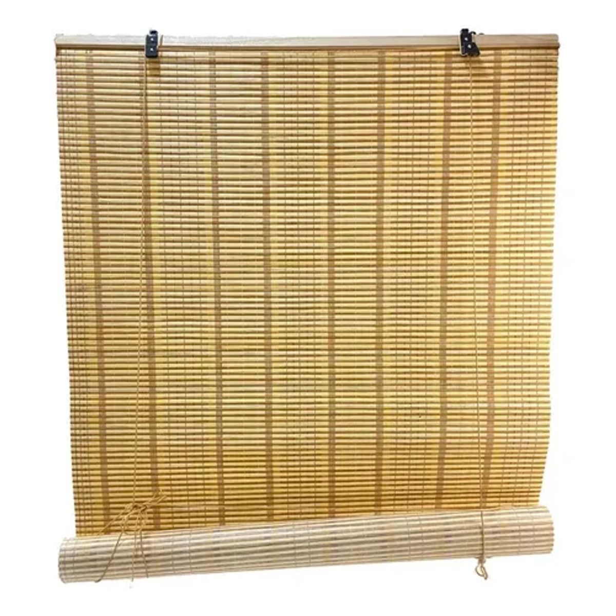 GENERICO - Cortina Bambú Roller Persiana Enrollable 90x120 cm