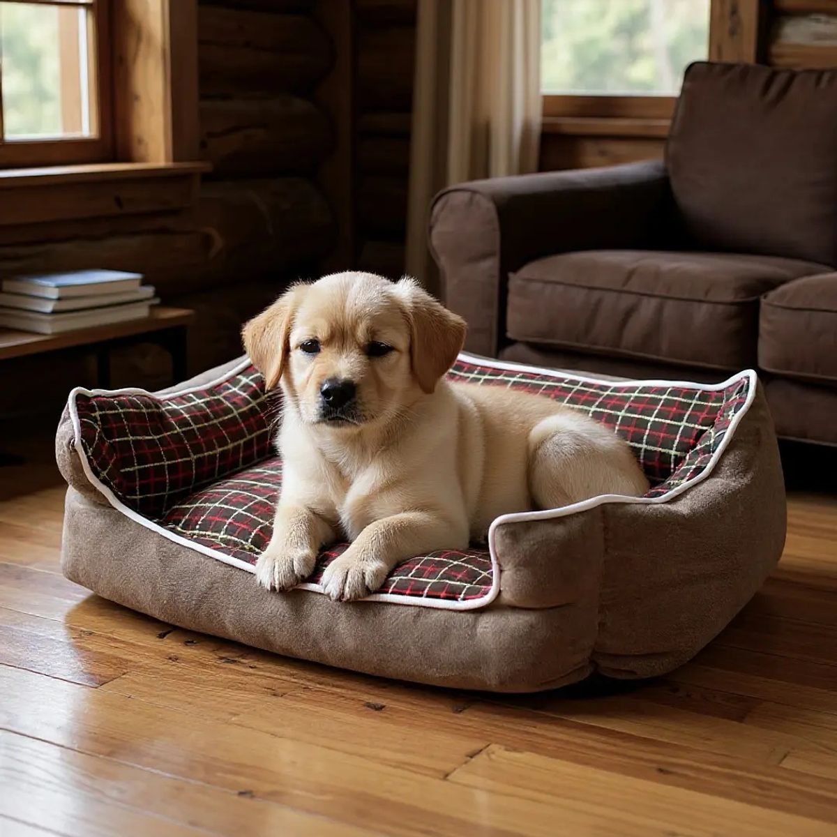 BLOCCARE - Cama Para Mascotas Espuma - Talla L Cafe