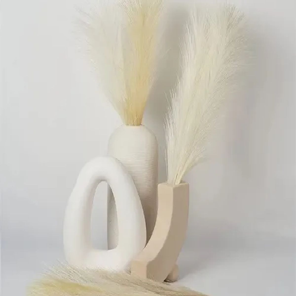 GENERICO - Cola de Zorro Decoración Pampa Boda Hogar 110 cm Boho