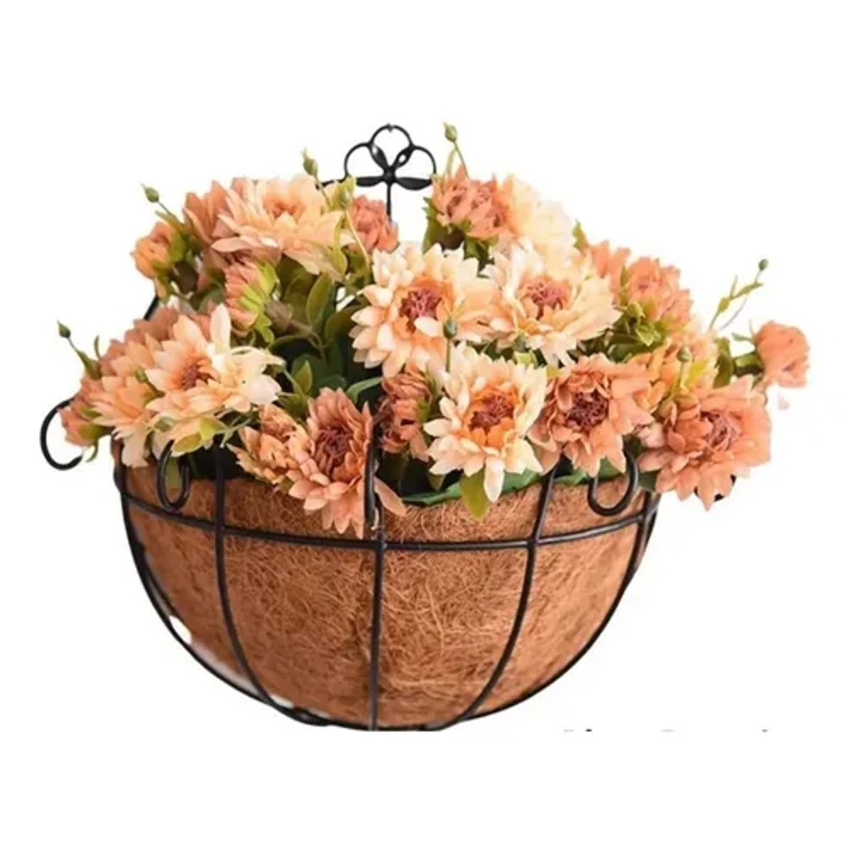 GENERICO - Macetero Fibra de Coco Colgante para Pared Decoración Flores