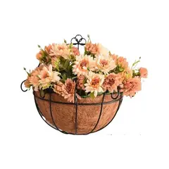 GENERICO - Macetero Fibra de Coco Colgante para Pared Decoración Flores