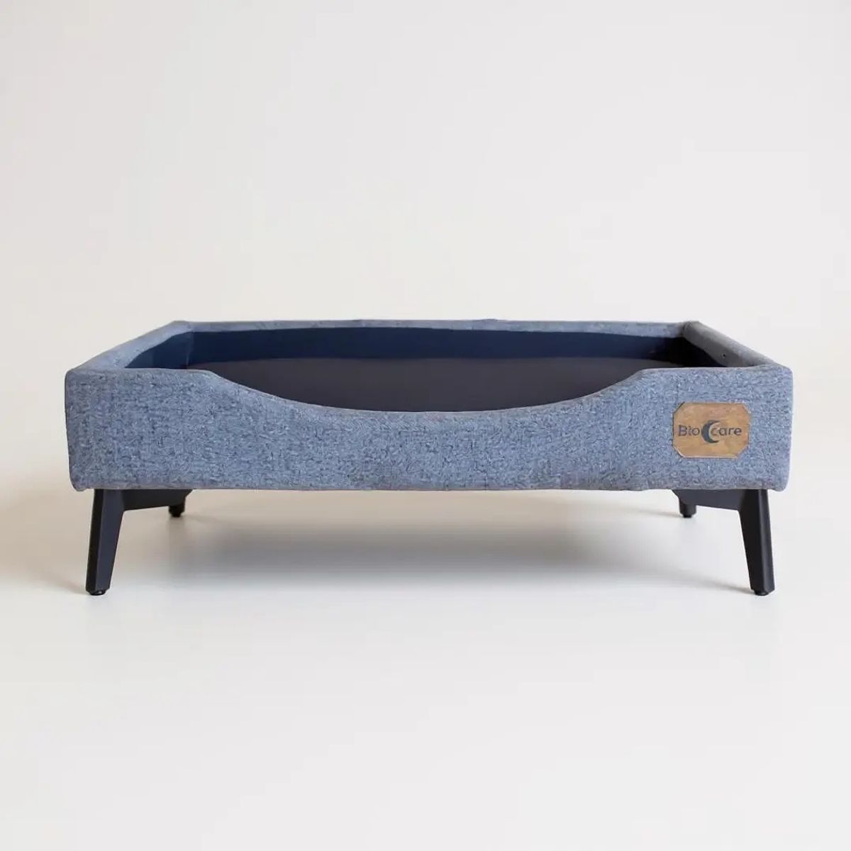 BLOCCARE - Cama de Mascotas - Talla XL EXTRA (110x80 cm) / Pata Metalica 12 cm (Gris)