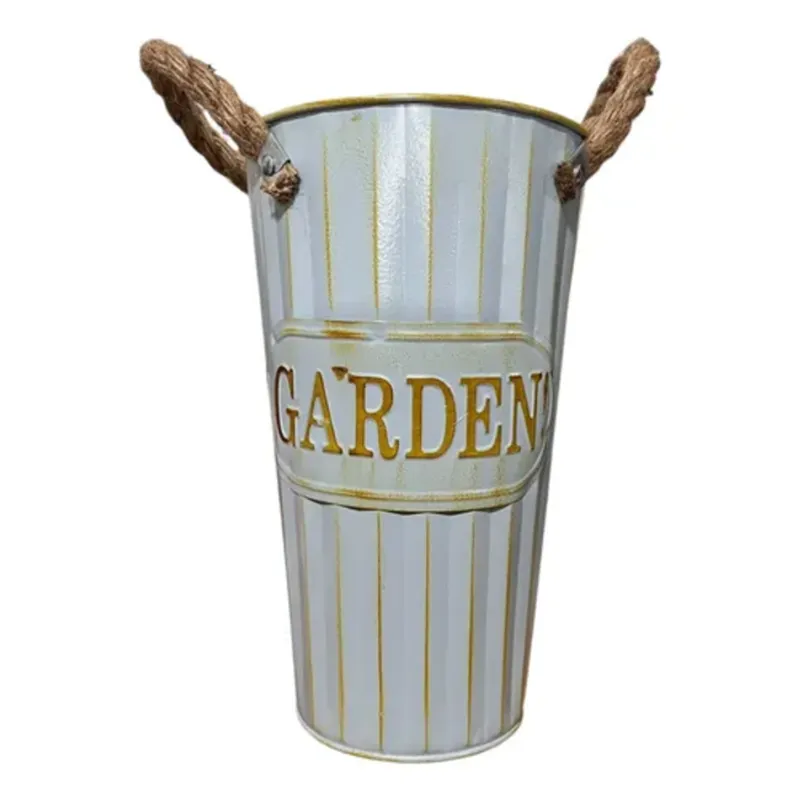 GENERICO - Florero Macetero Jarrón Decorativo Vintage Garden
